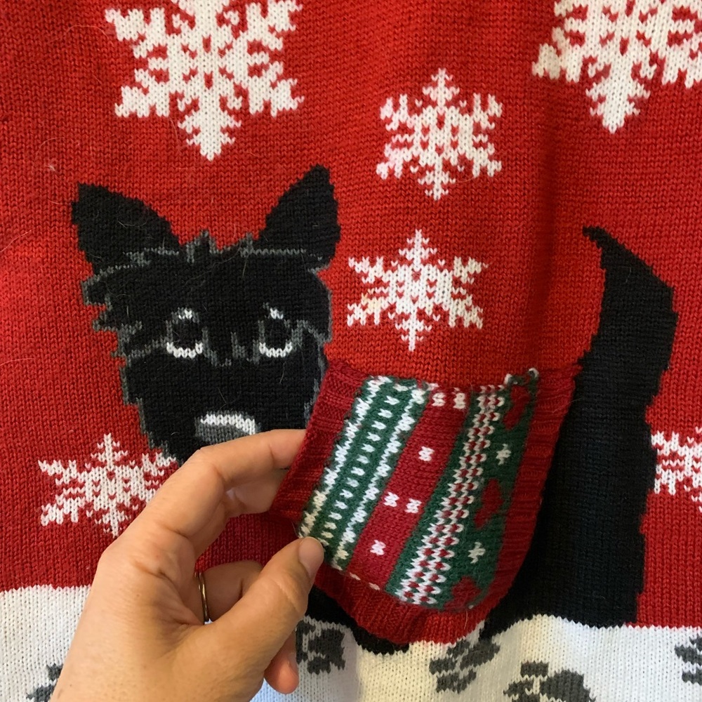 Scottie Dog Ugly Christmas Sweater Vest